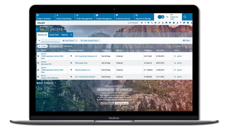 All in one business software platform