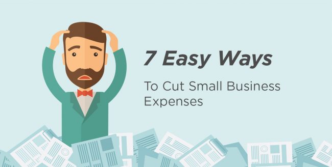 cut-small-business-expenses-with-1CRM man overwhelmed by papers