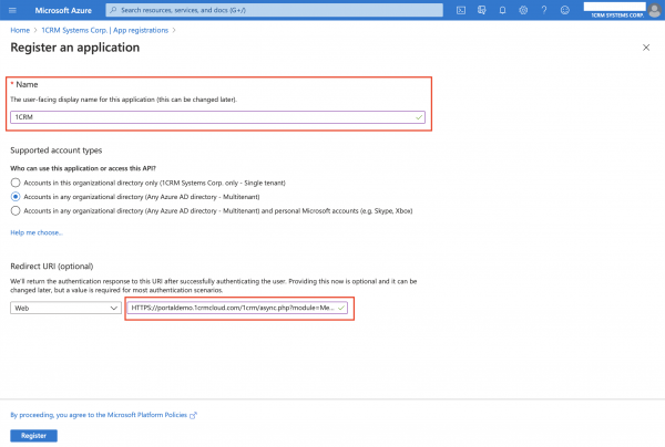 Register an Application (Part 2)