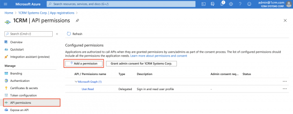 Set your App Permissions