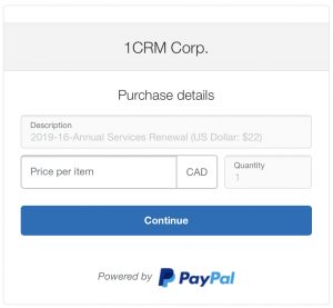 PayPal Payment Popup Window