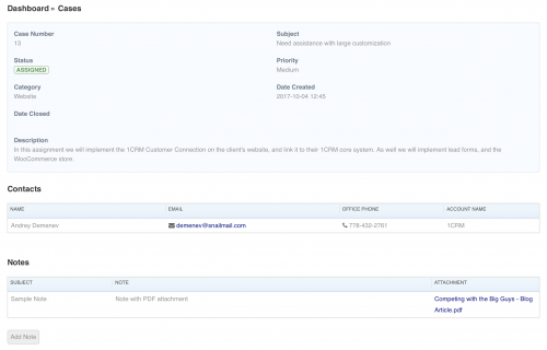 Check and Feedback on Services Cases, or Add New Cases