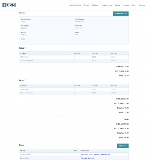 View, Download, Print, and Approve a Quote