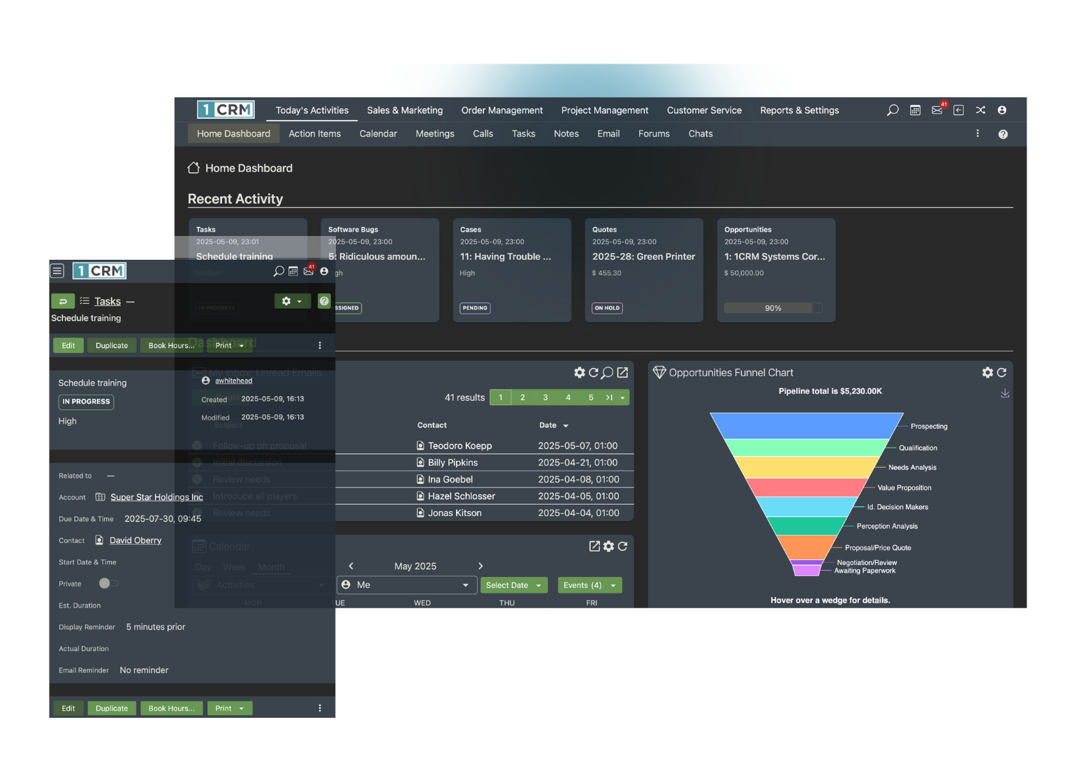 Task Management Double Screen